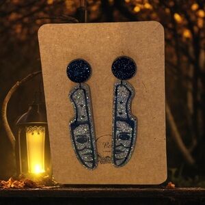 Halloween horror Movie earrings.